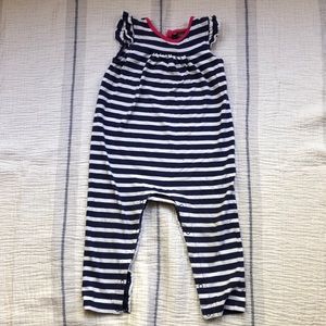 Tea collection striped onesie